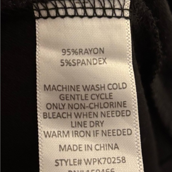 Market & Spruce Black Jersey Shirt Dress - Picture 3 of 4